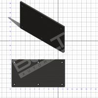 Cube End of Arm Tooling Clamp Pad Short